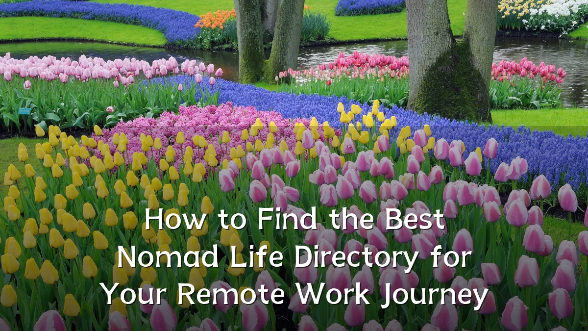 How to Find the Best Nomad Life Directory for Your Remote Work Journey