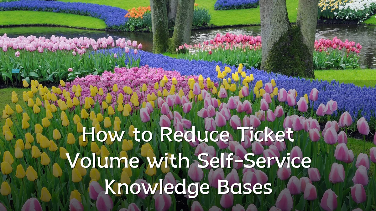 How to Reduce Ticket Volume with Self-Service Knowledge Bases