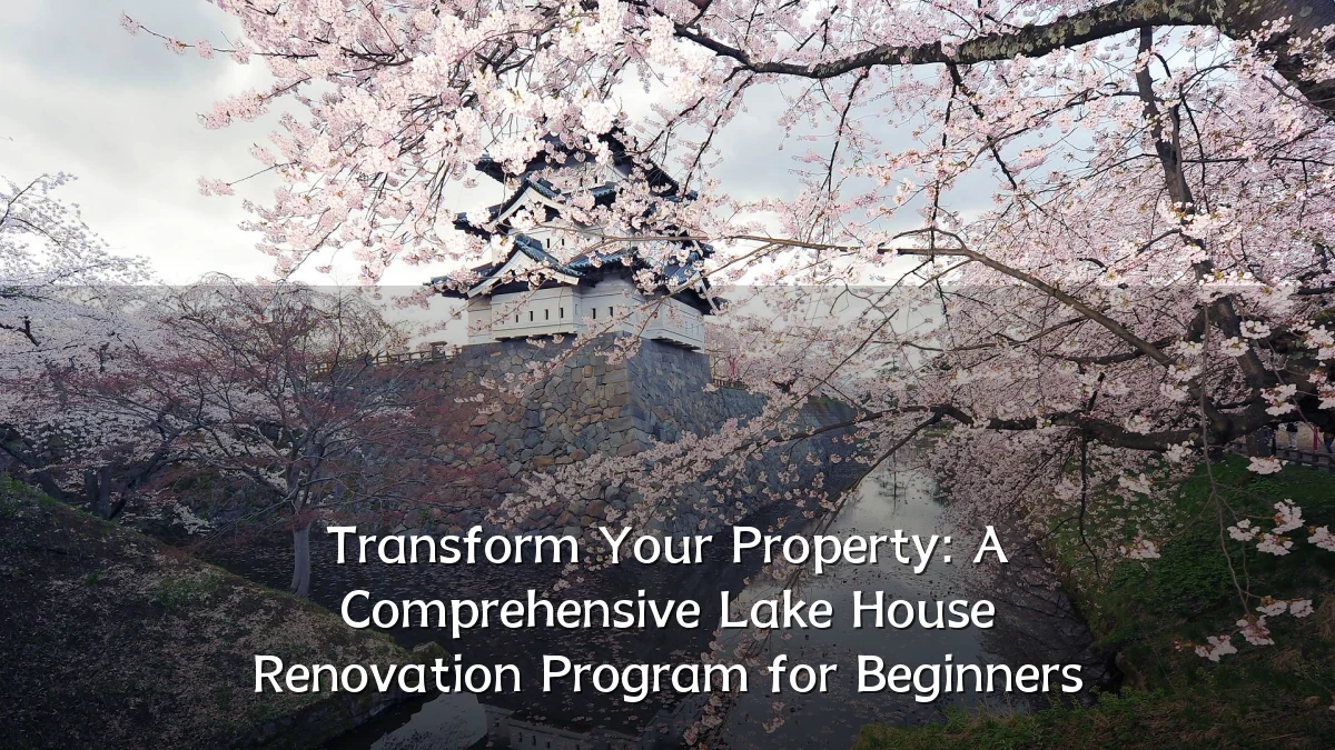 Transform Your Property: A Comprehensive Lake House Renovation Program for Beginners