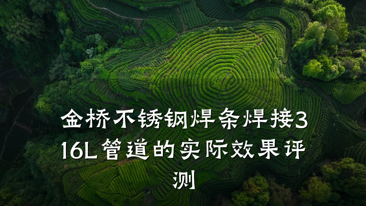 金桥不锈钢焊条焊接316L管道的实际效果评测